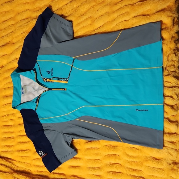 Deuter 105 1/4 Zip Hiking Shirt - Medium - Picture 1 of 11